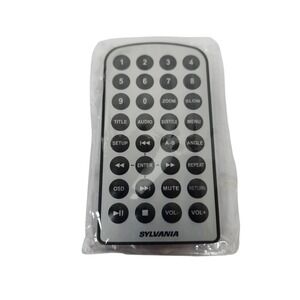 Sylvania Remote Control for DVD Player and‎ Blu Ray Player Black